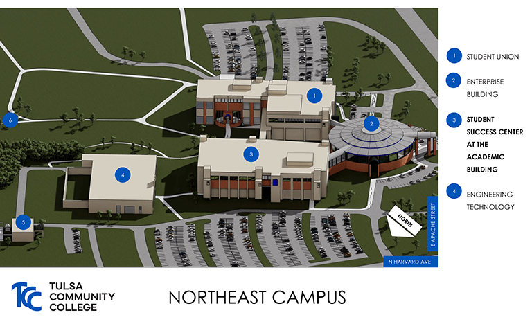 澳门线上博彩 Northeast Campus Map